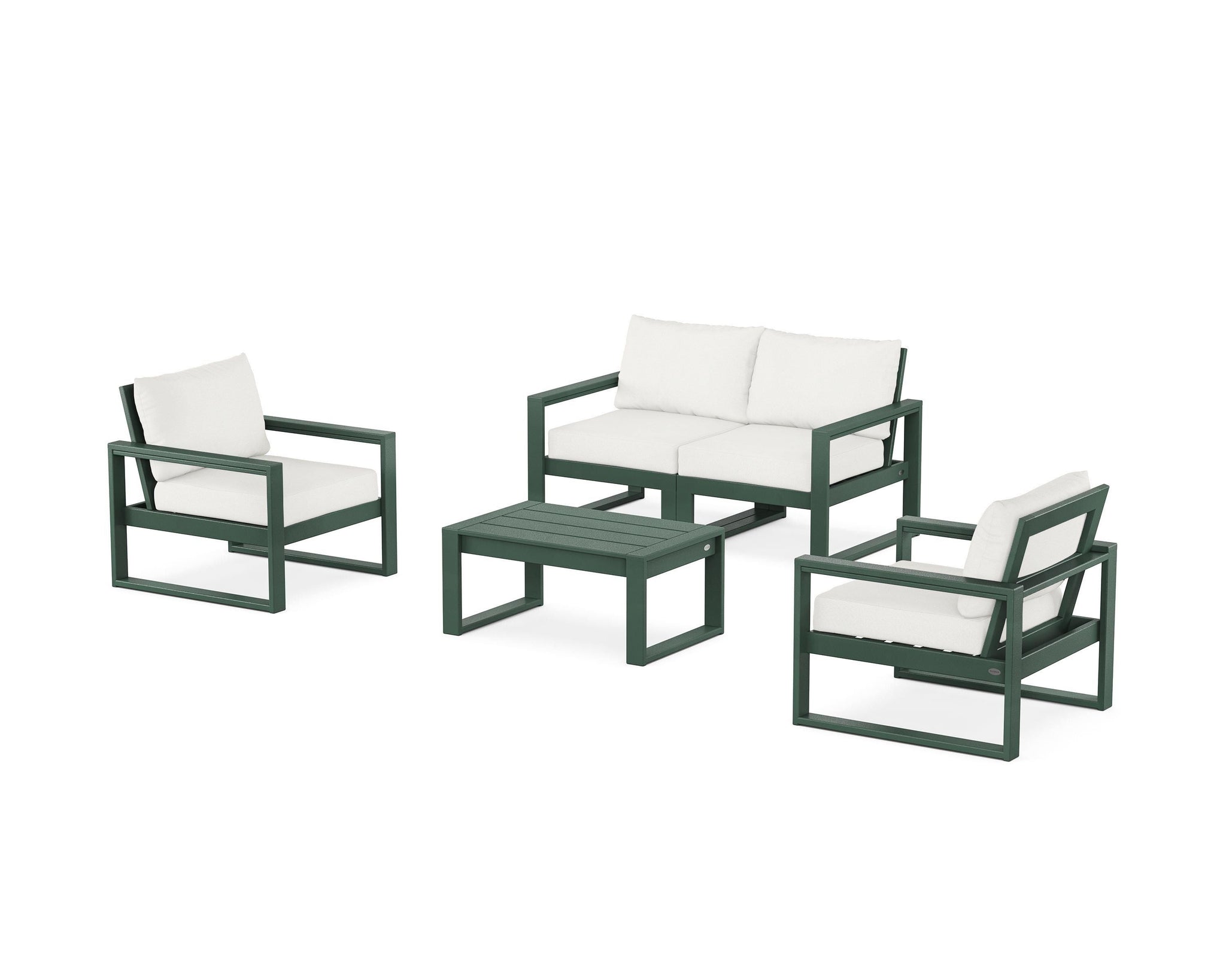 EDGE Sectional 4-Piece Deep Seating Set with Loveseat