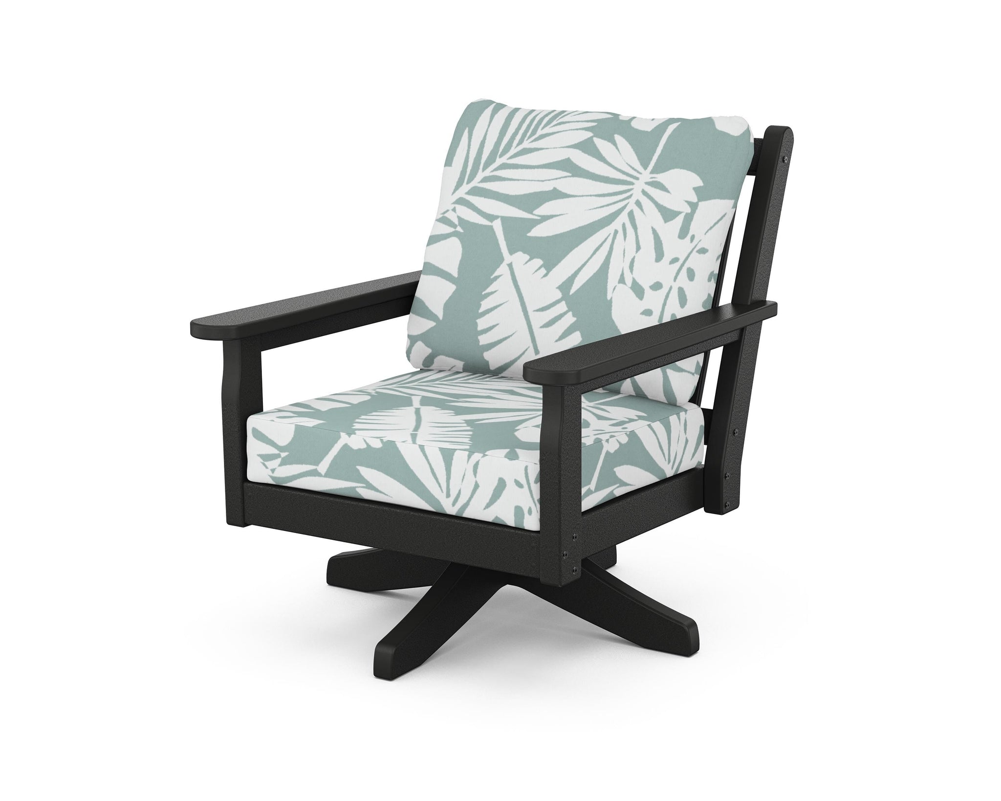 Chippendale Deep Seating Swivel Chair