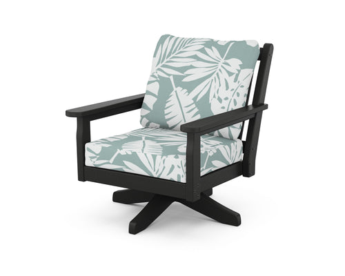 Chippendale Deep Seating Swivel Chair