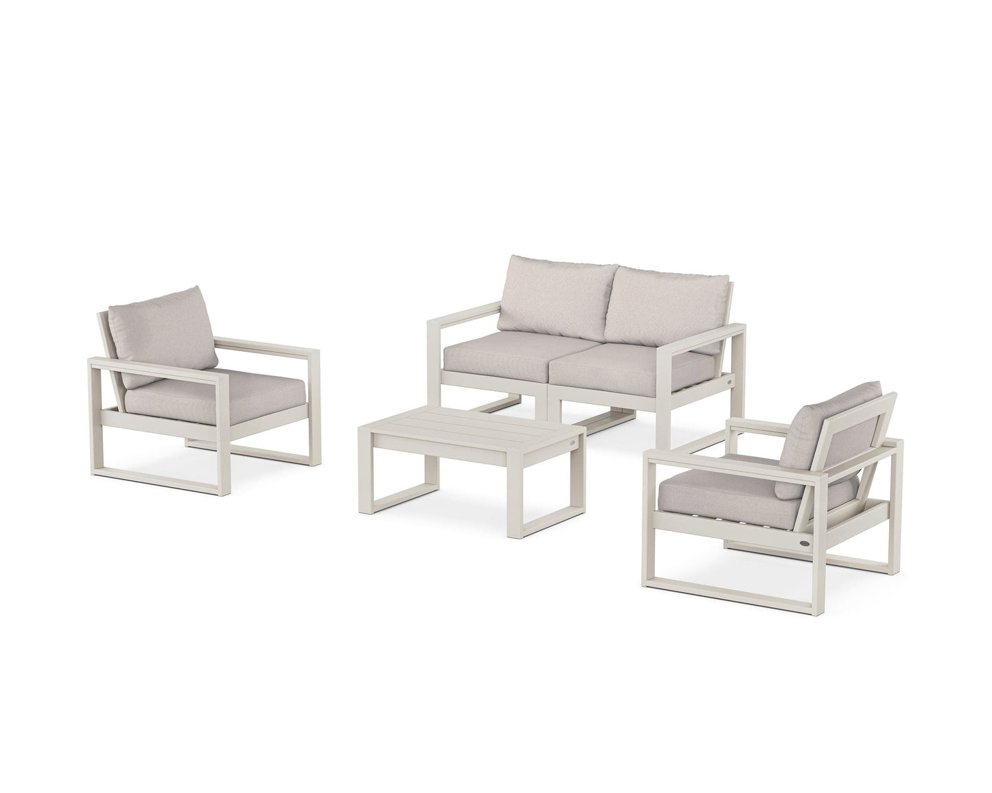 EDGE Sectional 4-Piece Deep Seating Set with Loveseat