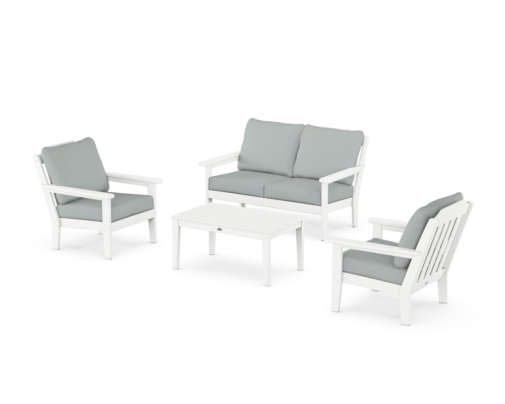 Cottage 4-Piece Deep Seating Set with Loveseat