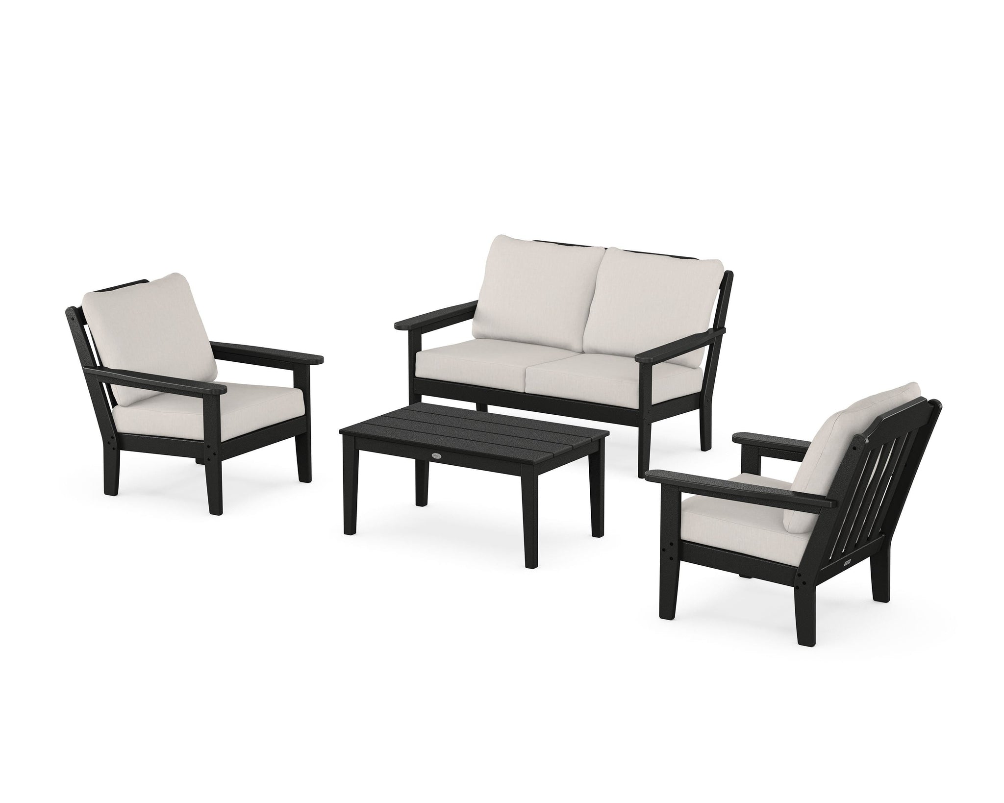 Cottage 4-Piece Deep Seating Set with Loveseat