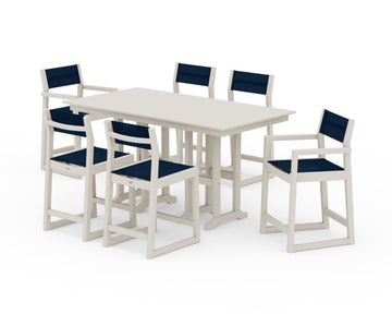 EDGE Sling 7-Piece Farmhouse Counter Set