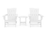 Wave 3-Piece Adirondack Chair Set
