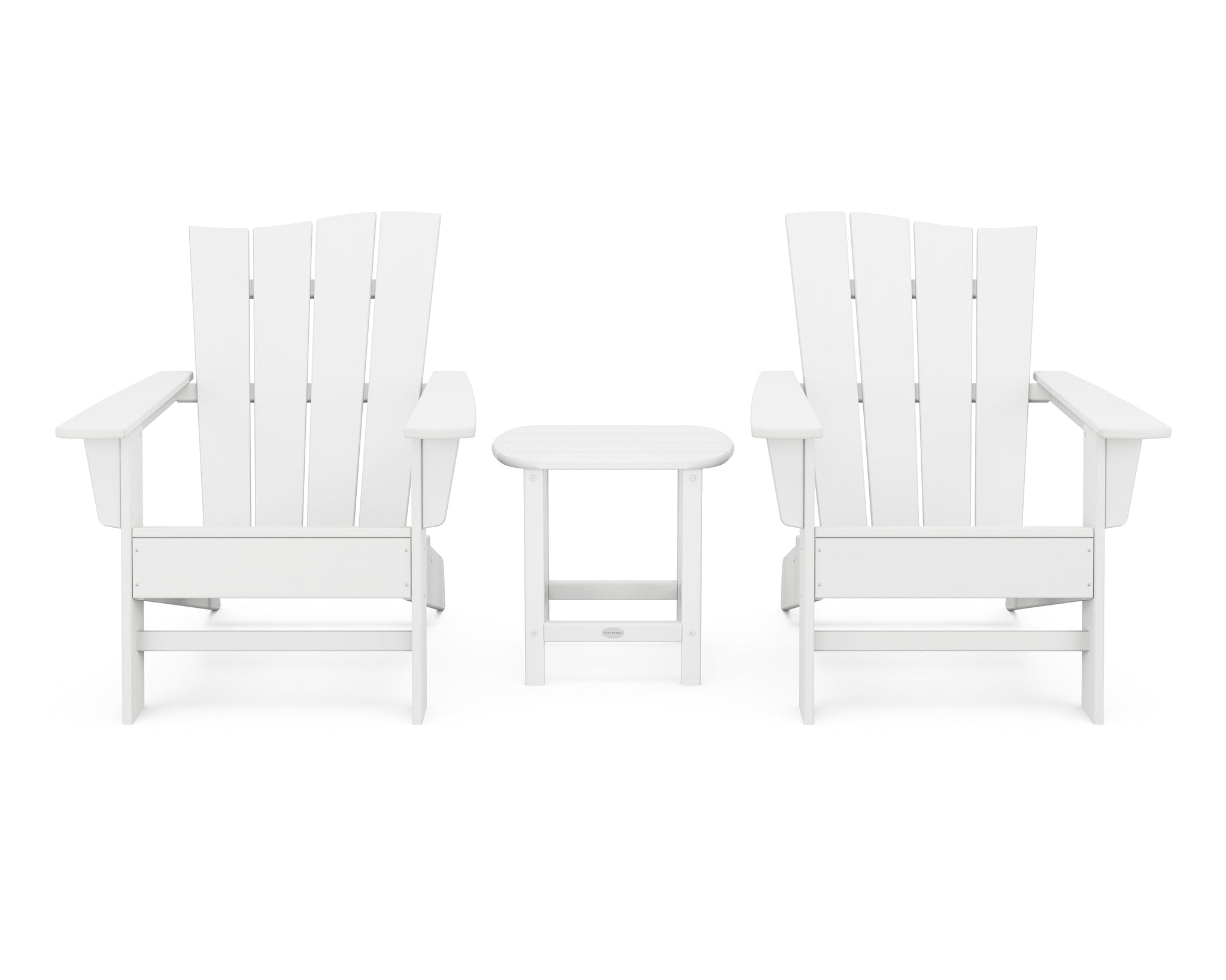 Wave 3-Piece Adirondack Chair Set