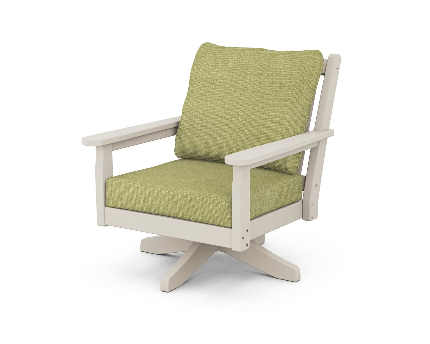 Chippendale Deep Seating Swivel Chair