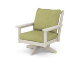 Chippendale Deep Seating Swivel Chair