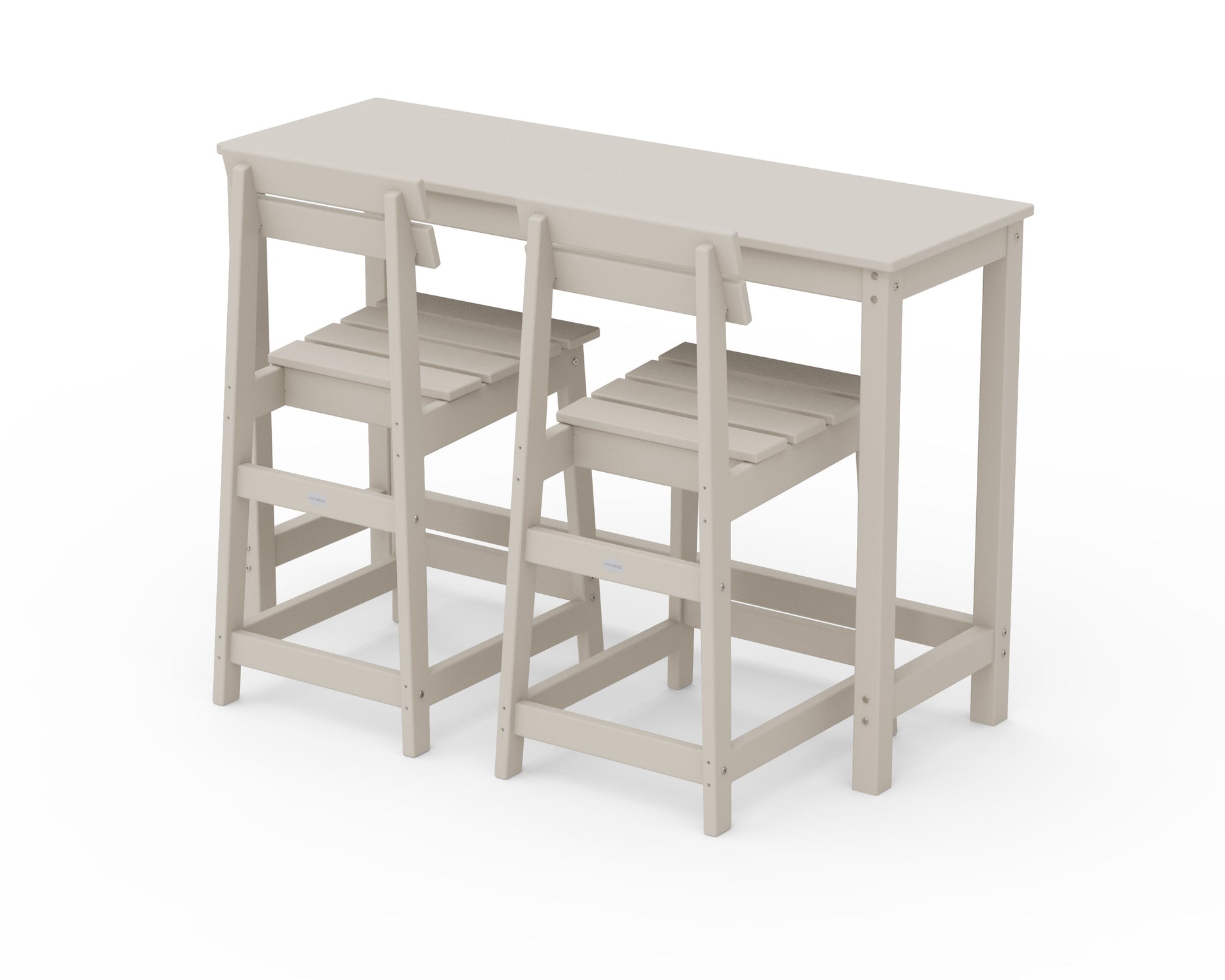 Modern Studio Plaza Counter Chair 3-Piece Balcony Set