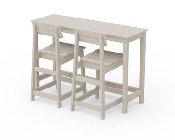 Modern Studio Plaza Counter Chair 3-Piece Balcony Set
