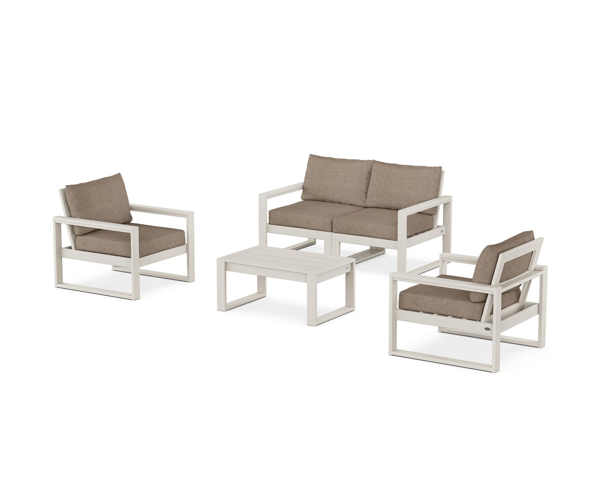 EDGE Sectional 4-Piece Deep Seating Set with Loveseat