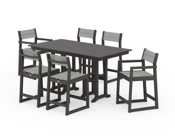 EDGE Sling 7-Piece Farmhouse Counter Set