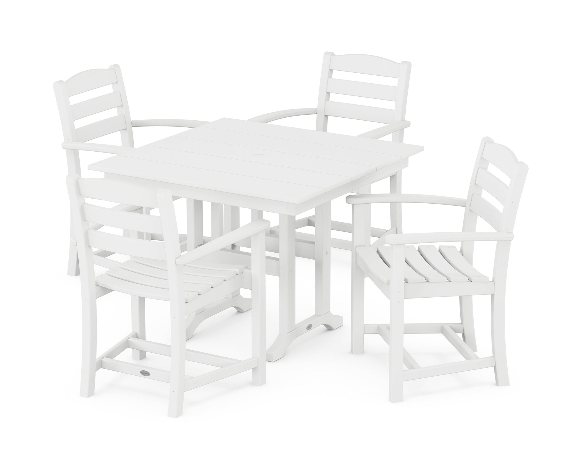 La Casa Café 5-Piece Farmhouse Dining Set