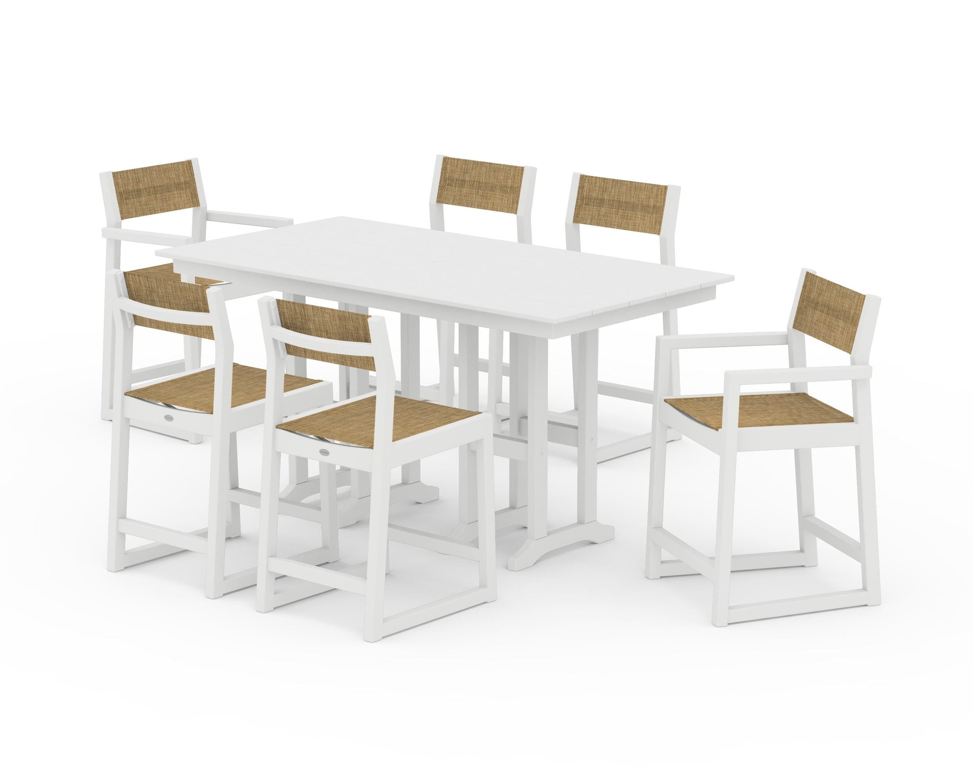 EDGE Sling 7-Piece Farmhouse Counter Set