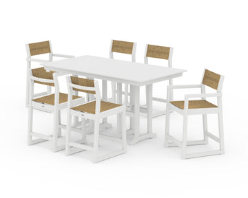EDGE Sling 7-Piece Farmhouse Counter Set
