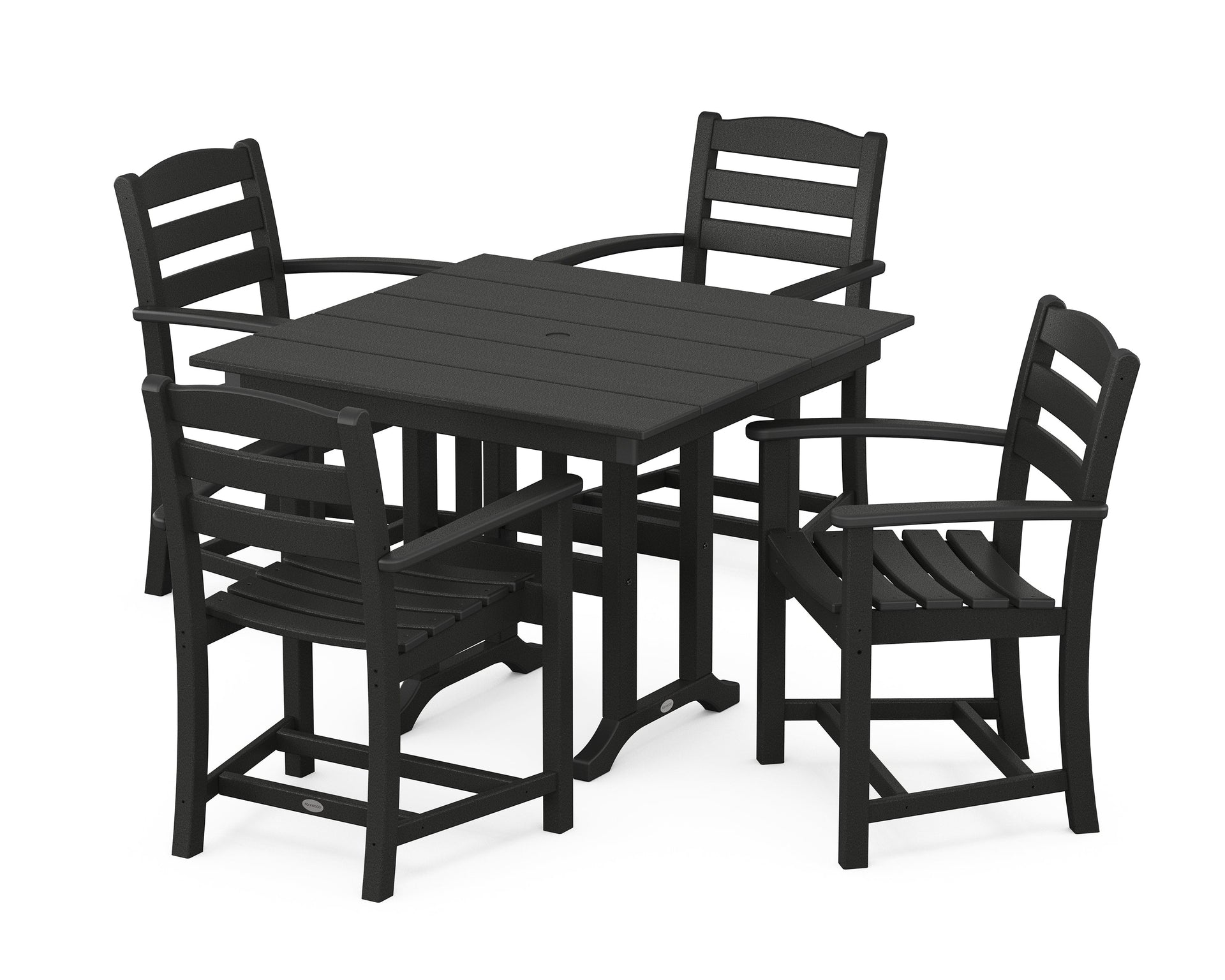 La Casa Café 5-Piece Farmhouse Dining Set
