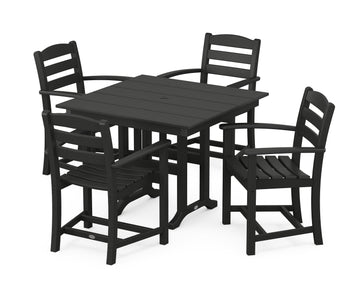La Casa Café 5-Piece Farmhouse Dining Set