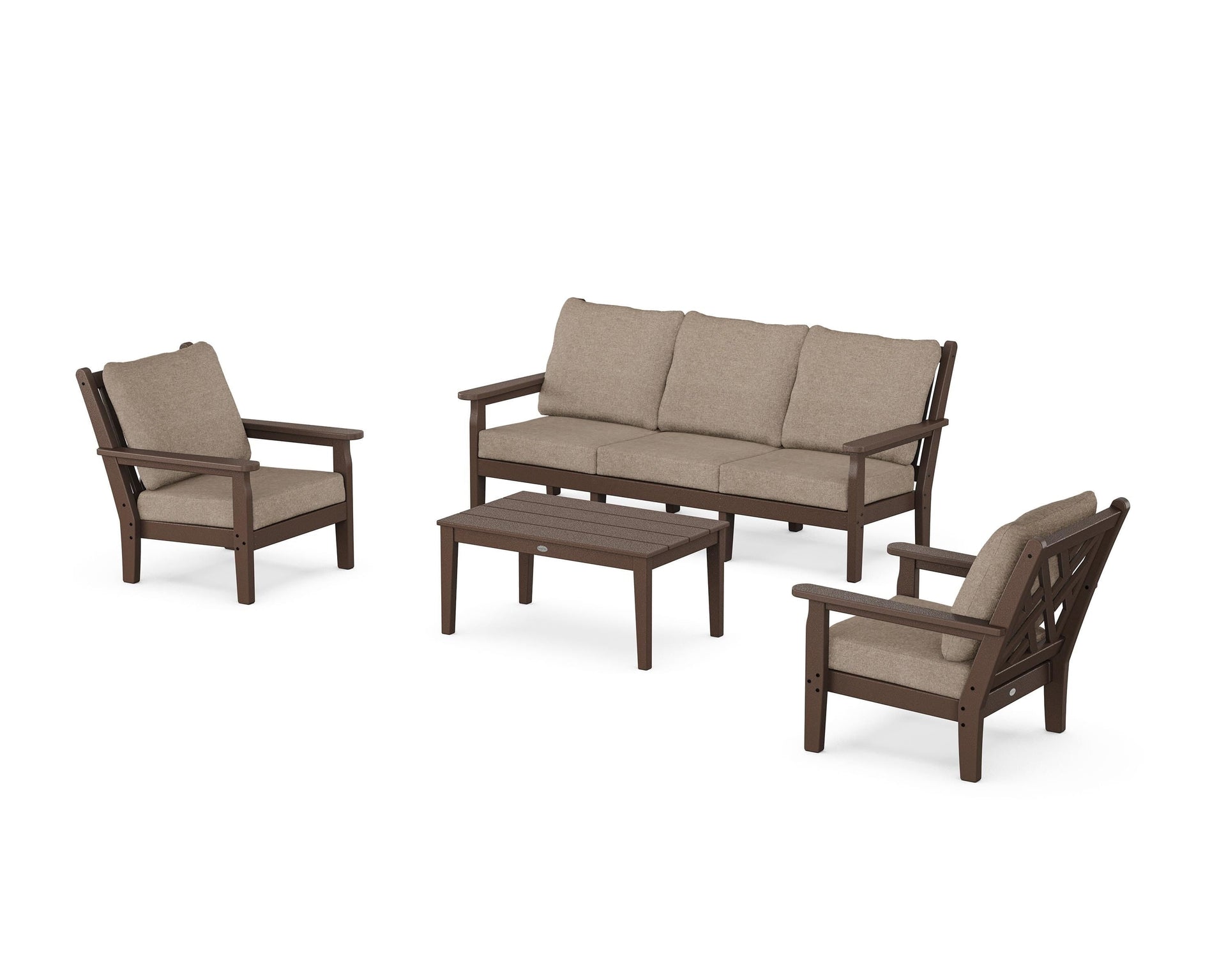 Chippendale 4-Piece Deep Seating Set with Sofa