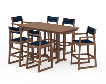 EDGE Sling 7-Piece Farmhouse Bar Set