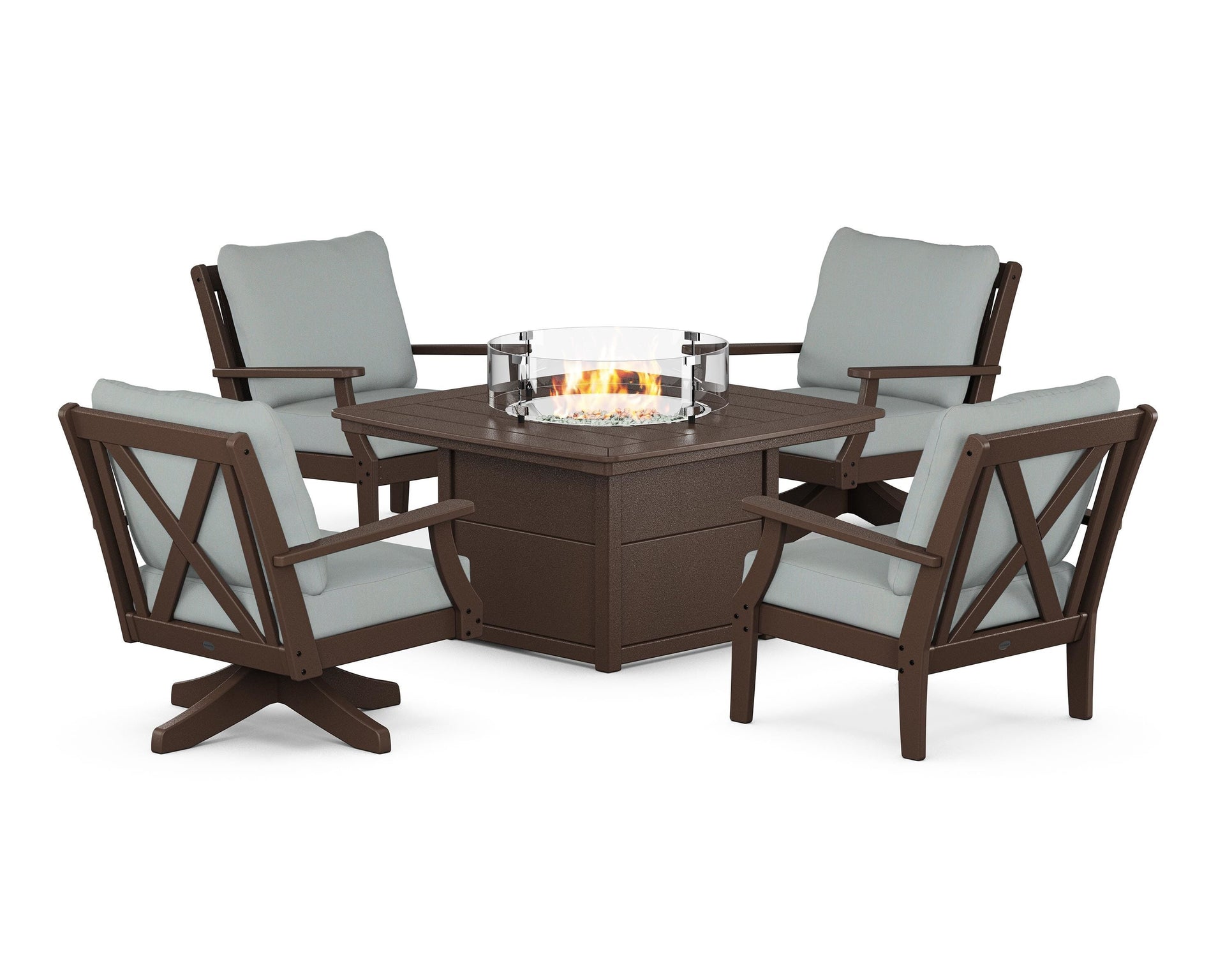 Braxton 5-Piece Deep Seating Set with Fire Table