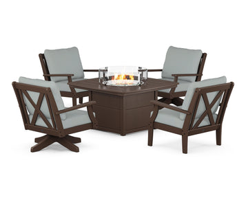 Braxton 5-Piece Deep Seating Set with Fire Table