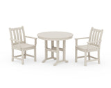 Traditional Garden 3-Piece Round Dining Set