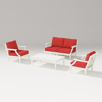 Estate Lounge 4-Piece Loveseat Set