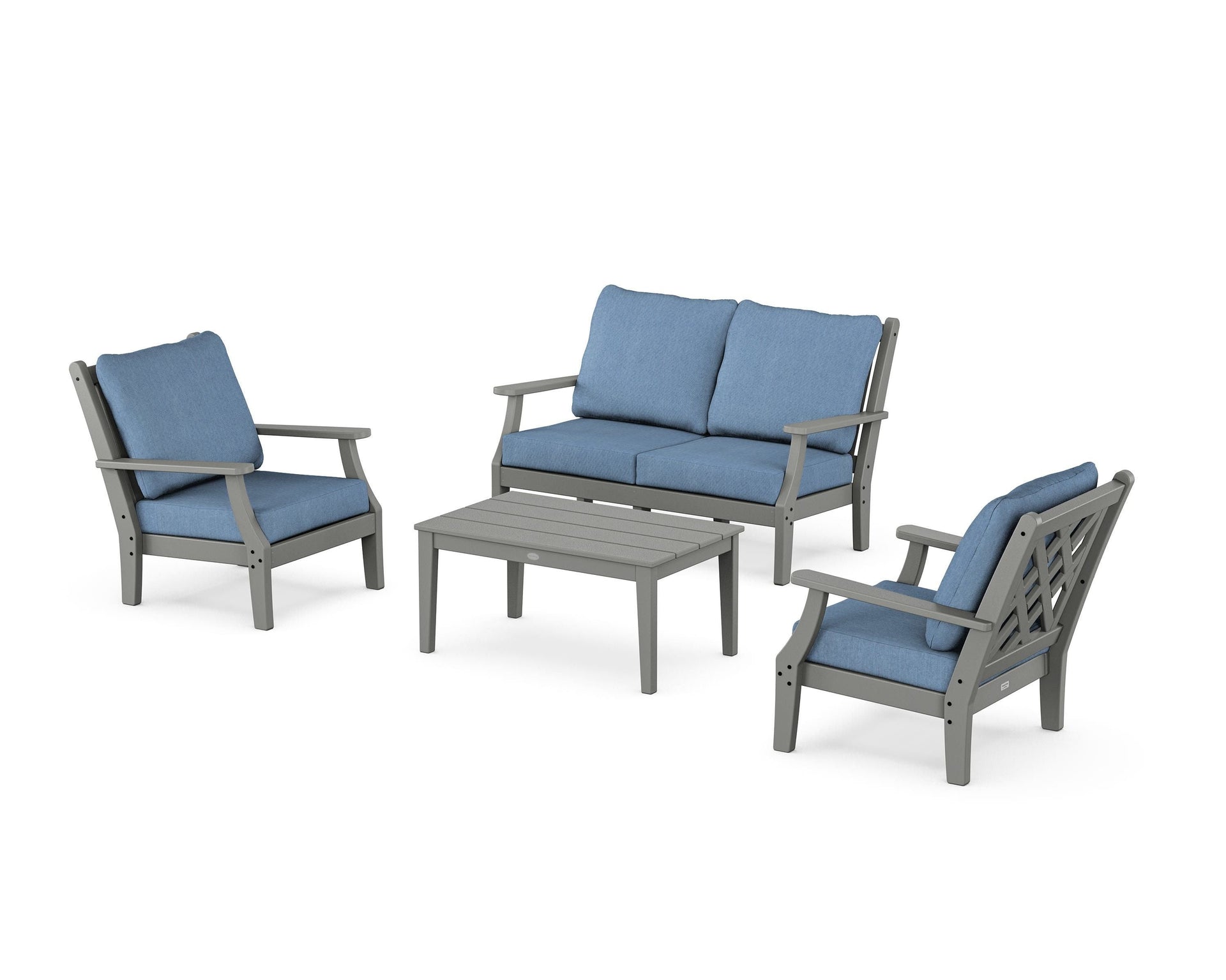 Wovendale 4-Piece Deep Seating Set with Loveseat