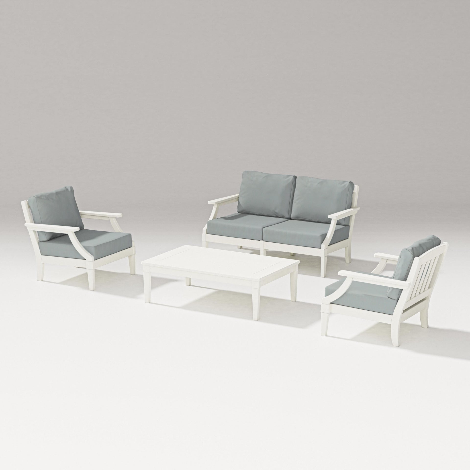 Estate Lounge 4-Piece Loveseat Set