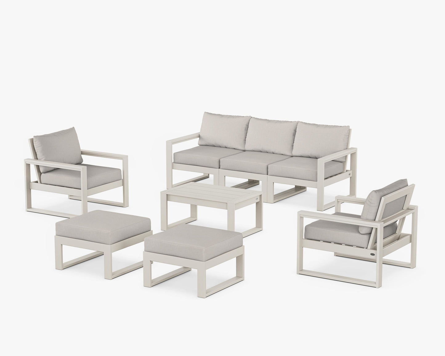 EDGE Sectional 8-Piece Lounge Sofa Set