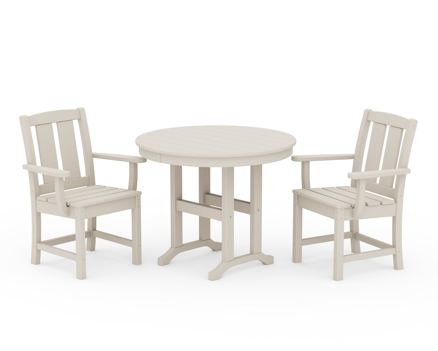 Mission 3-Piece Farmhouse Dining Set