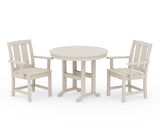 Mission 3-Piece Farmhouse Dining Set
