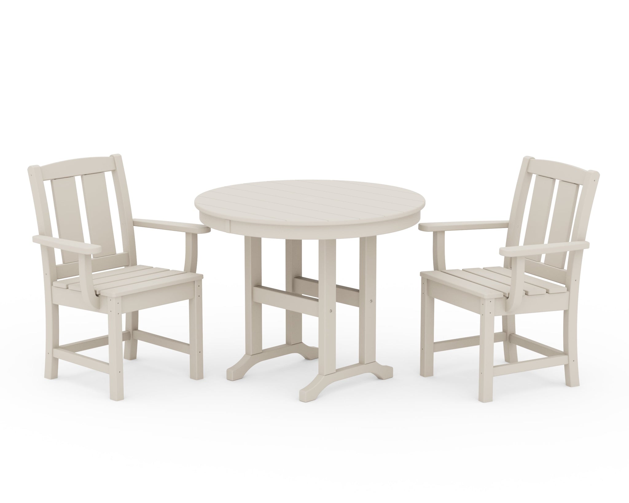Mission 3-Piece Farmhouse Dining Set