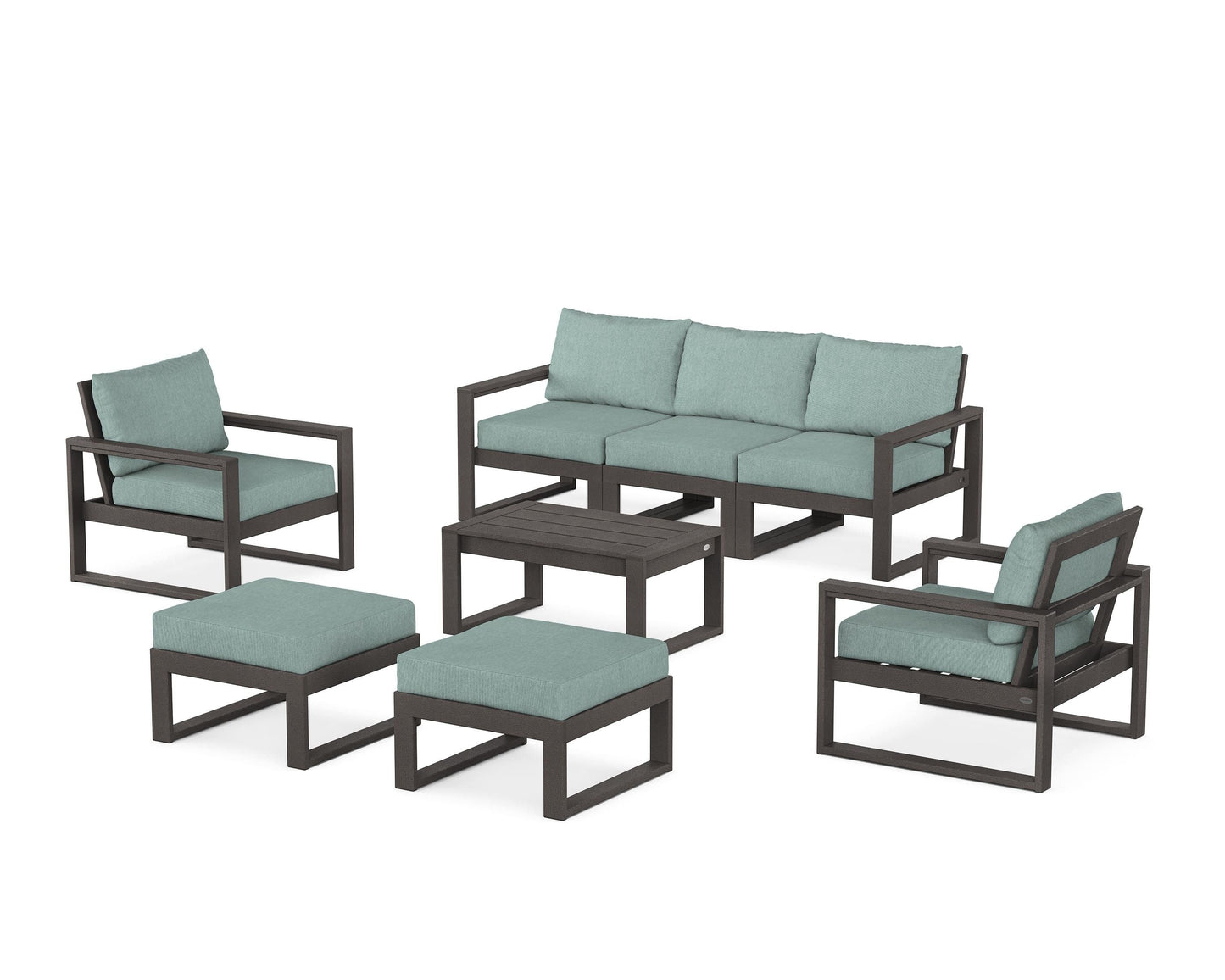 EDGE Sectional 8-Piece Lounge Sofa Set