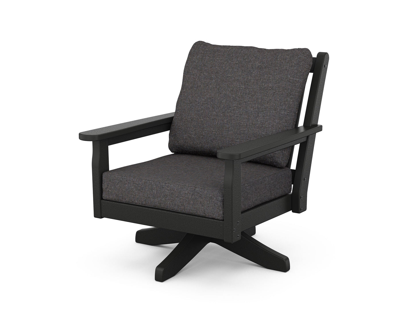 Chippendale Deep Seating Swivel Chair