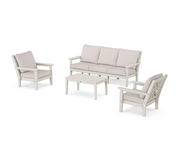 Chippendale 4-Piece Deep Seating Set with Sofa