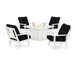 Prairie 5-Piece Deep Seating Set with Fire Pit Table