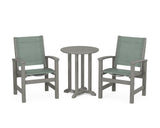 Coastal 3-Piece Round Bistro Dining Set
