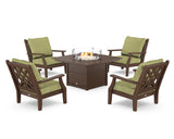 Wovendale 5-Piece Deep Seating Set with Fire Pit Table