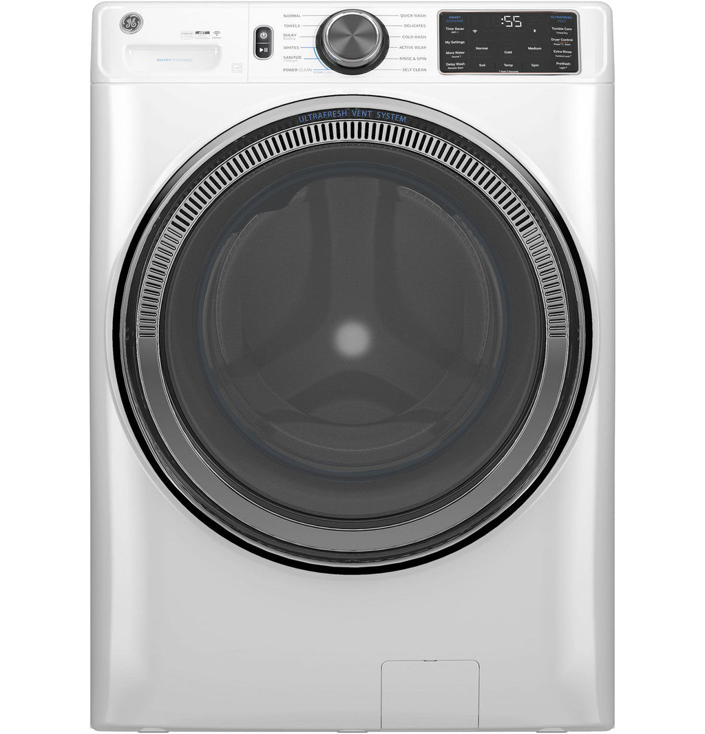 GE GE® ENERGY STAR® 5.0 cu. ft. Capacity Smart Front Load Steam Washer with SmartDispense™ UltraFresh Vent System with OdorBlock™ and Steam