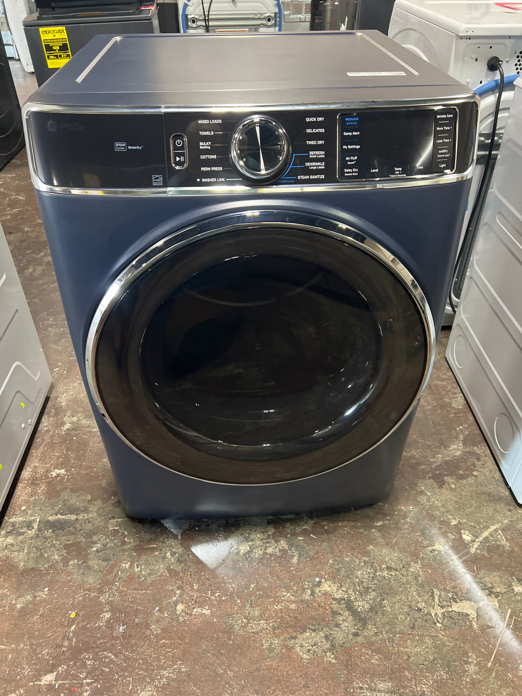 GE Profile™ 7.8 cu. ft. Capacity Smart Front Load Electric Dryer with Steam and Sanitize Cycle