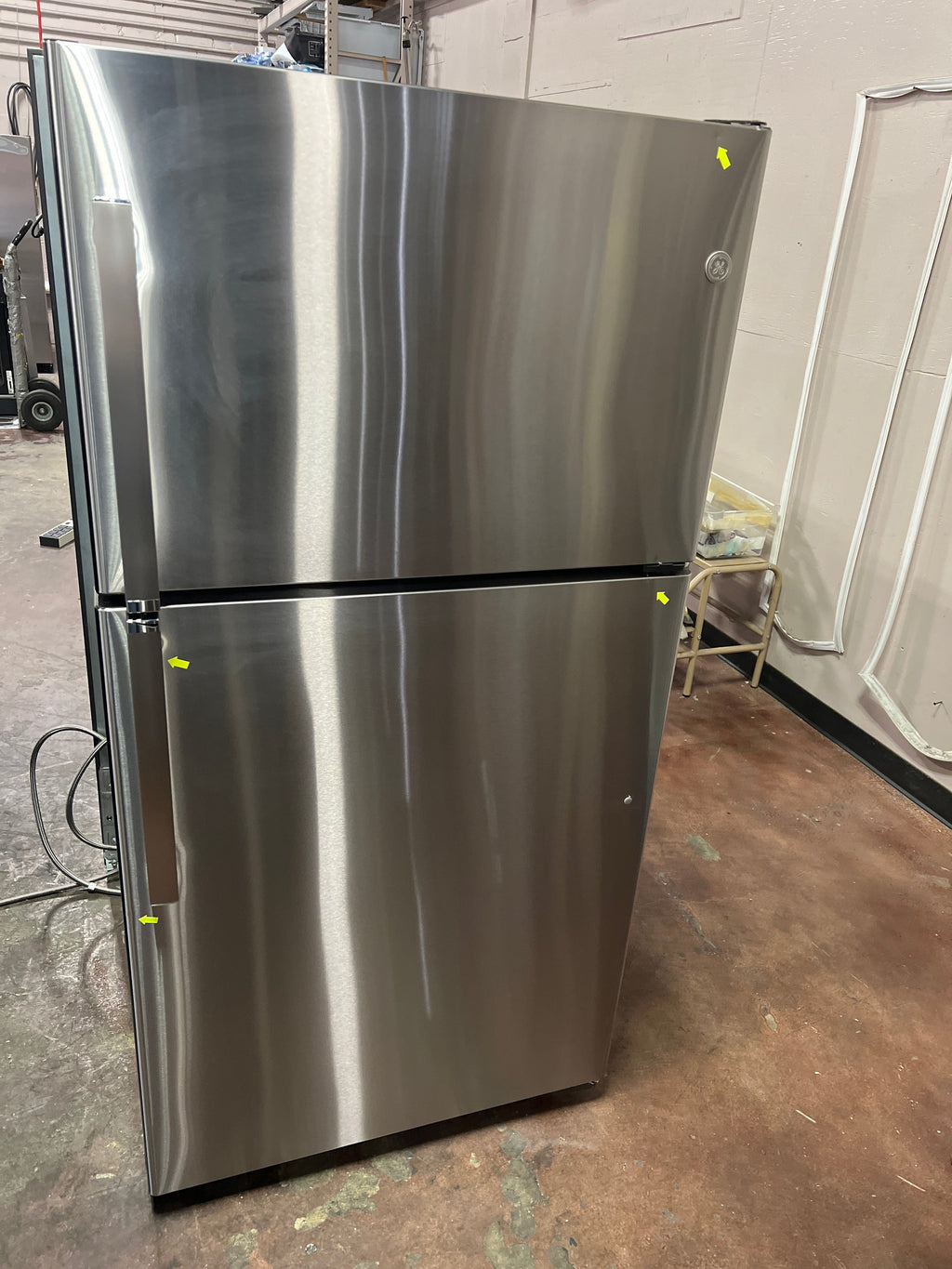 GE® 21.9 Cu. Ft. Garage Ready Top-Freezer Refrigerator