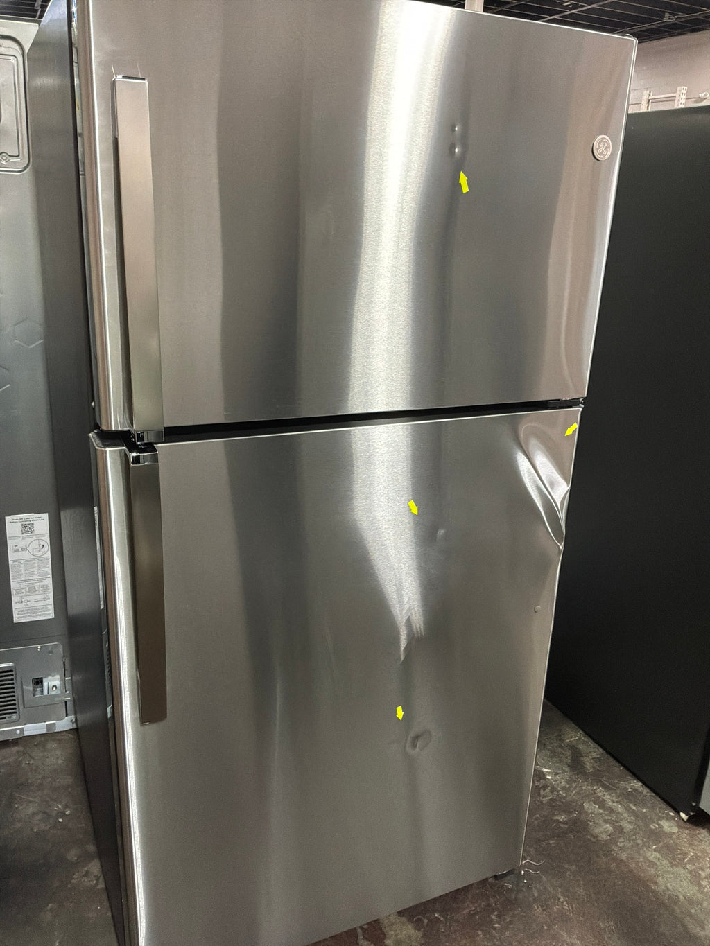 GE® 21.9 Cu. Ft. Garage Ready Top-Freezer Refrigerator