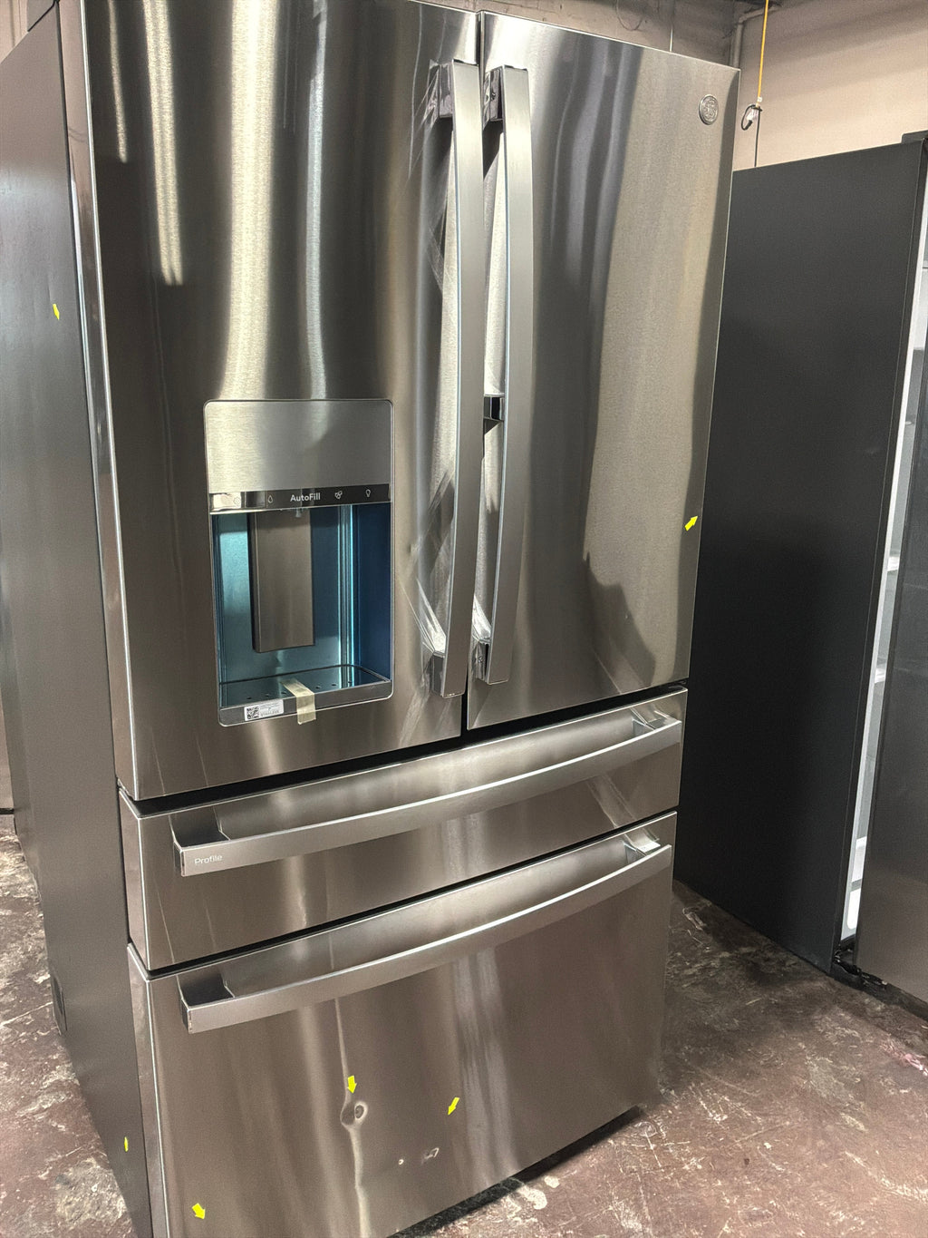 GE Profile™ ENERGY STAR® 27.9 Cu. Ft. Smart Fingerprint Resistant 4-Door French-Door Refrigerator with Door In Door