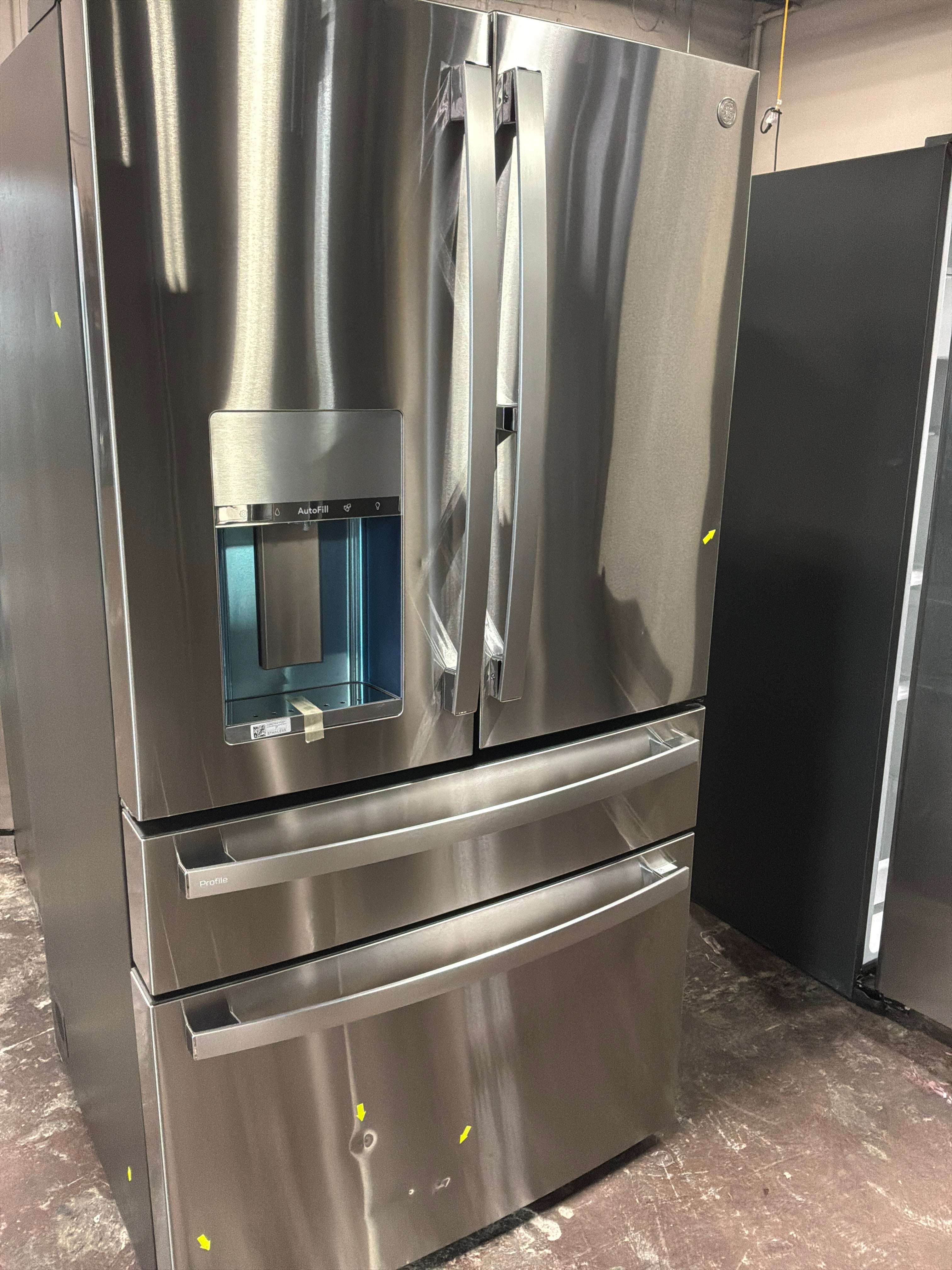 GE Profile™ ENERGY STAR® 27.9 Cu. Ft. Smart Fingerprint Resistant 4-Door French-Door Refrigerator with Door In Door