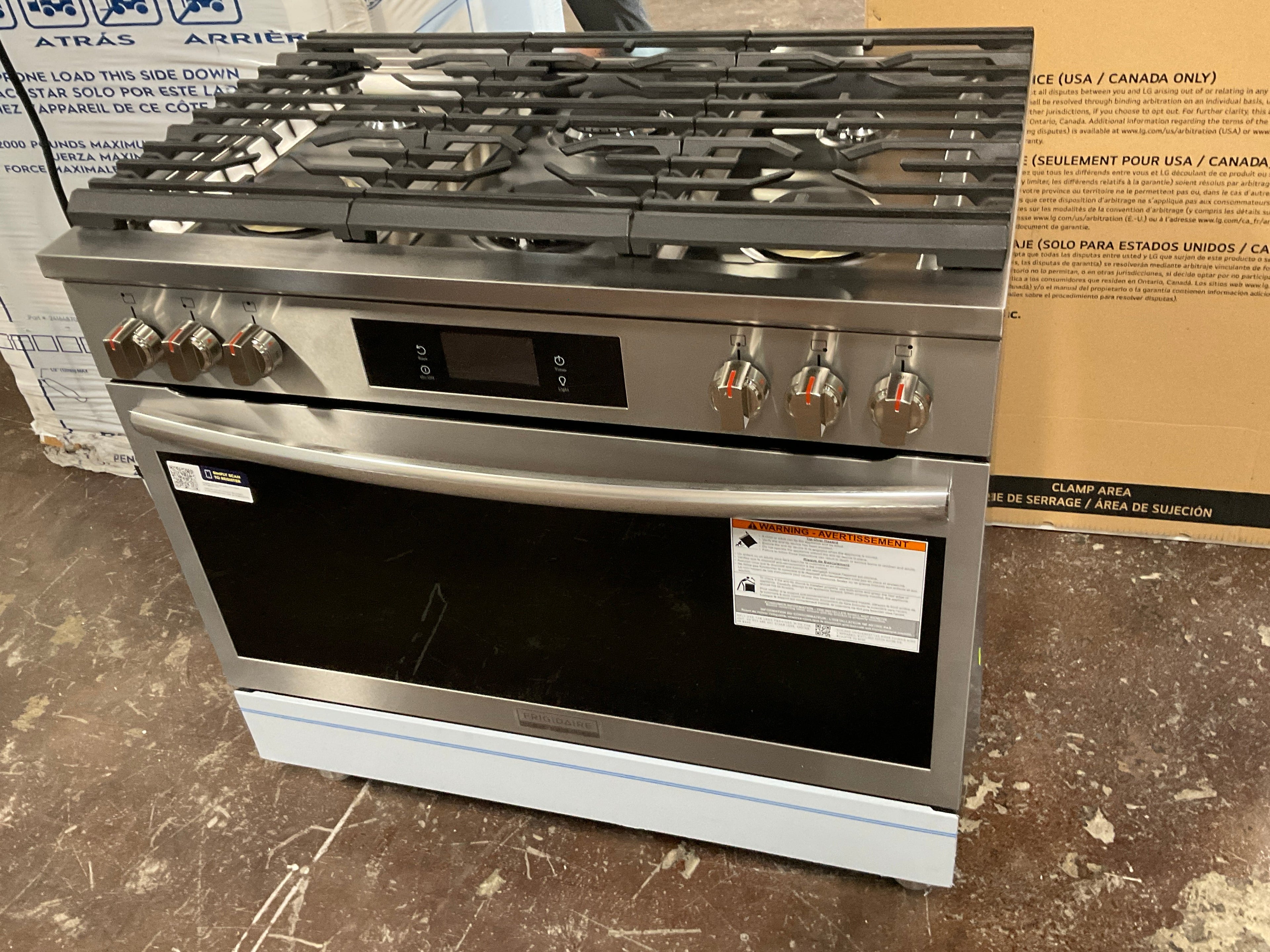 Frigidaire Gallery 36" Gas Range with Air Fry