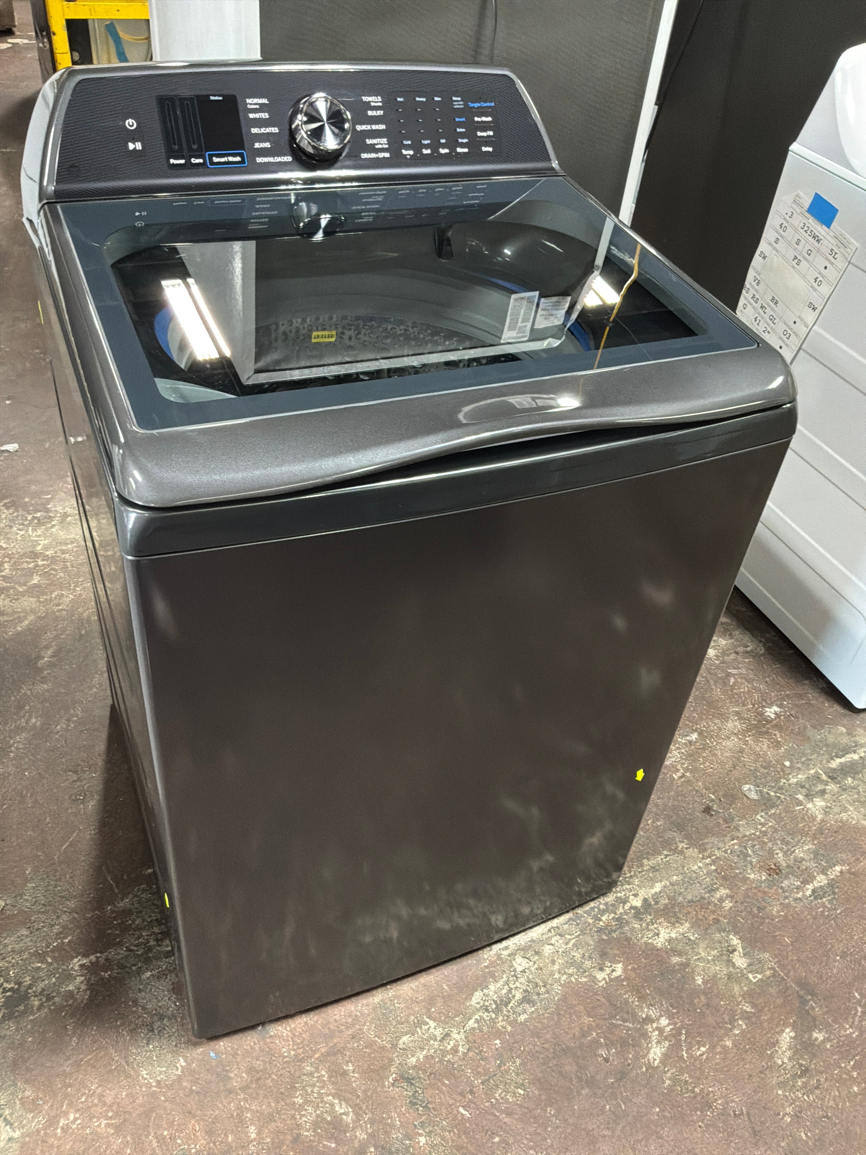 GE Profile™ ENERGY STAR® 5.4 cu. ft. Capacity Washer with Smarter Wash Technology and FlexDispense™
