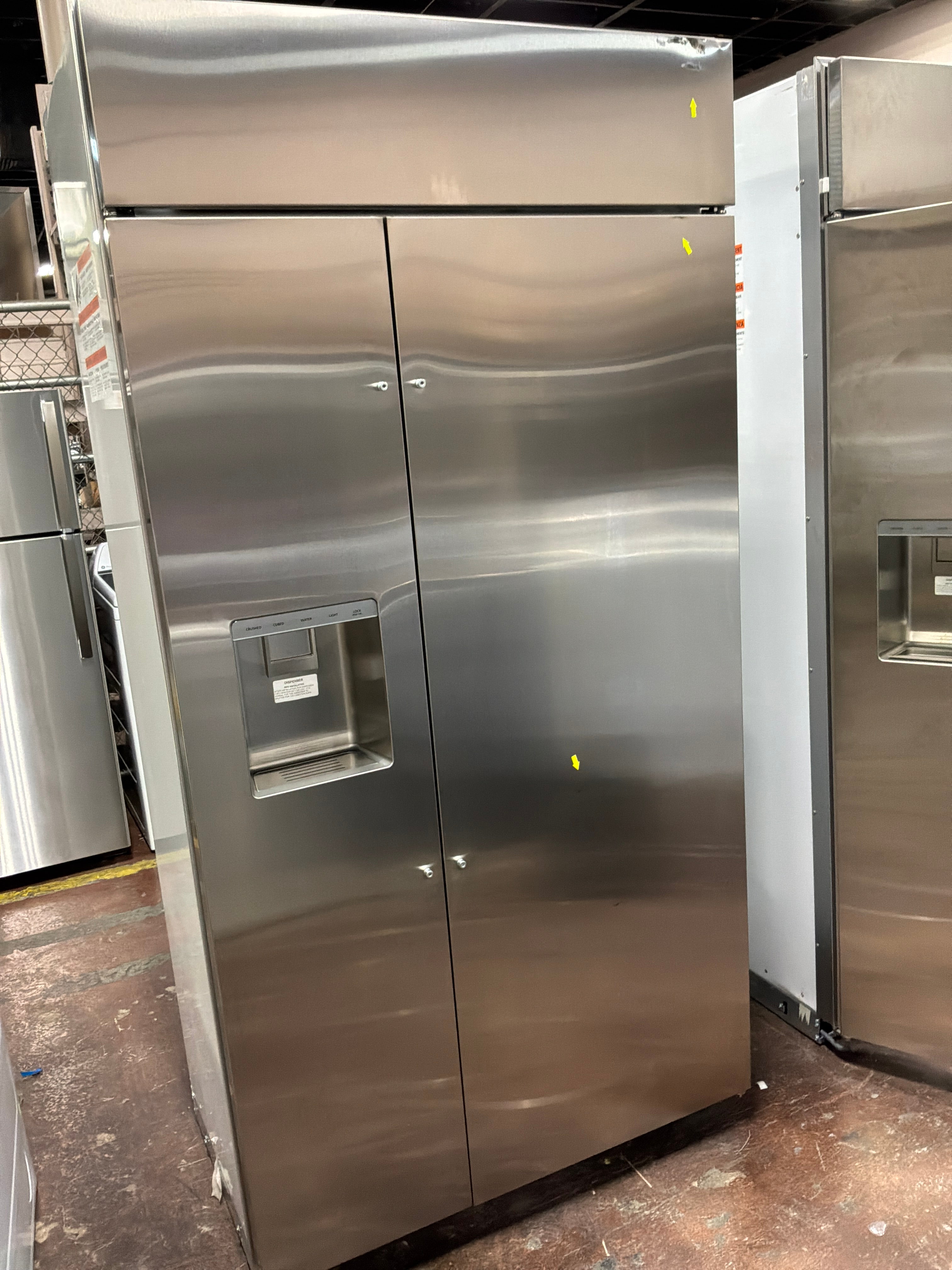 Monogram 42" Built-In Side-by-Side Refrigerator with Dispenser