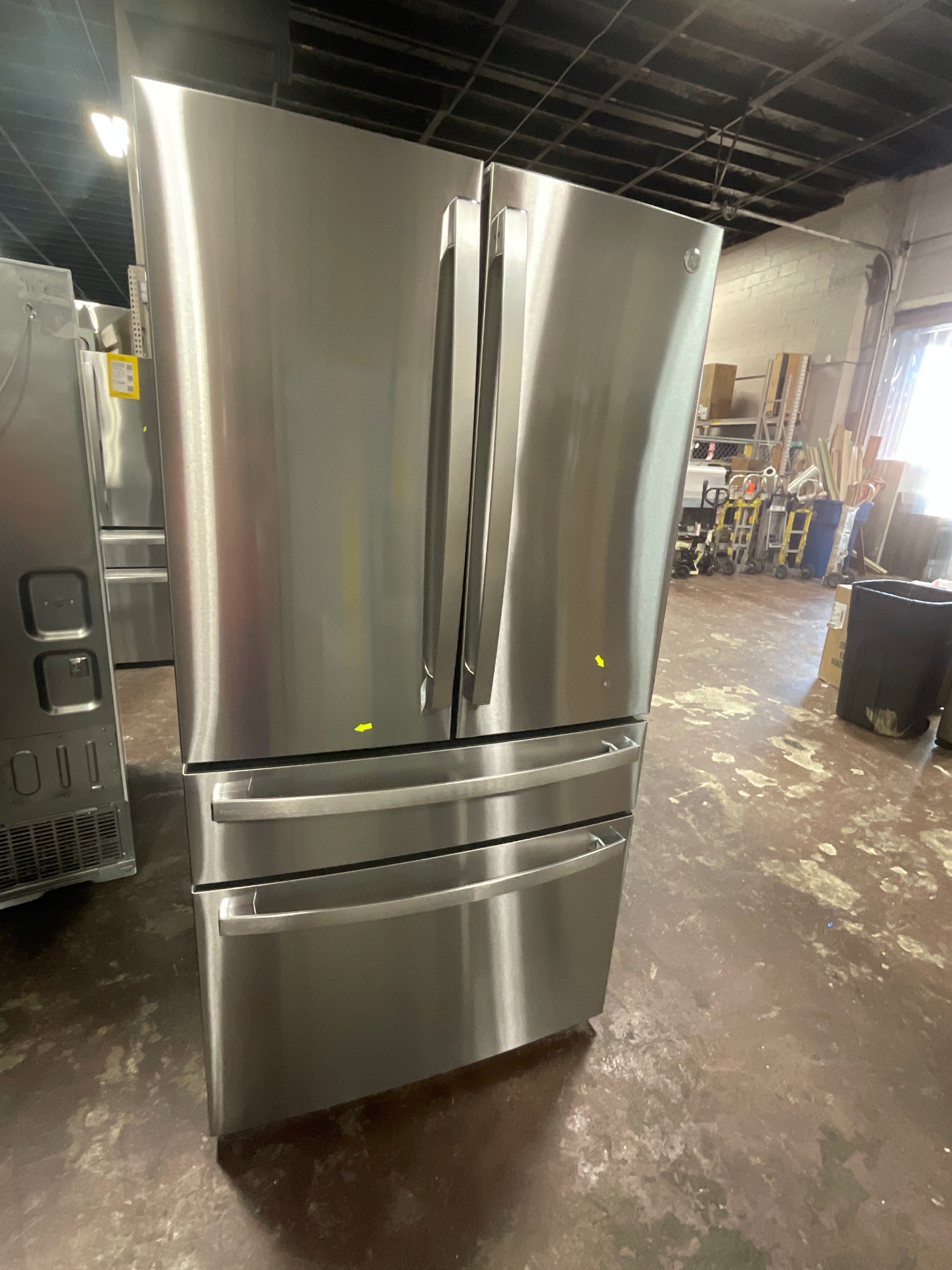 GE Profile™ ENERGY STAR® 28.7 Cu. Ft. Smart Fingerprint Resistant 4-Door French-Door Refrigerator With Dual-Dispense AutoFill Pitcher
