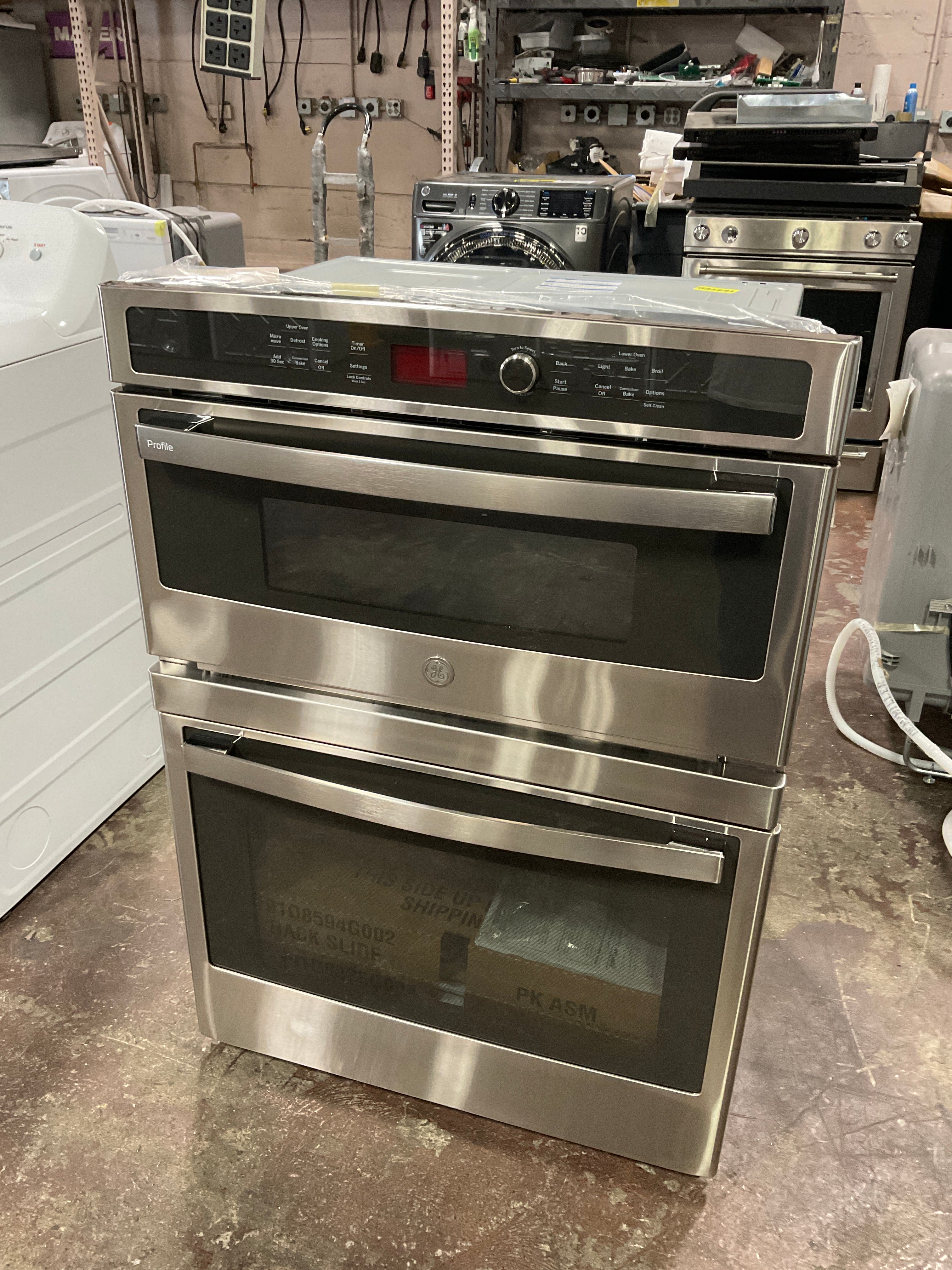 GE Profile™ 30" Built-In Combination Convection Microwave/Convection Wall Oven