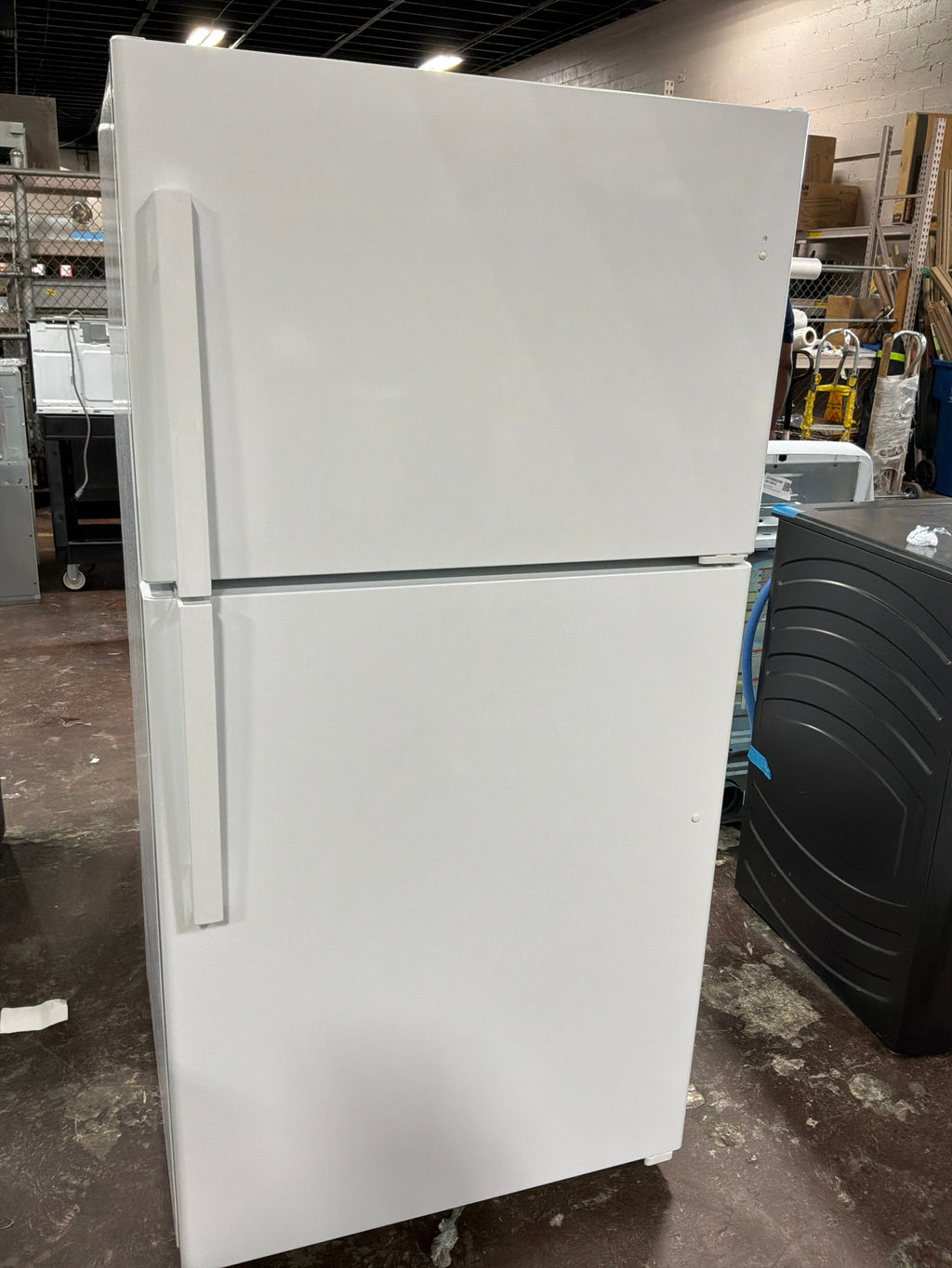 GE® 21.9 Cu. Ft. Garage Ready Top-Freezer Refrigerator